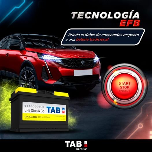 Batería TAB Ultima Tecnología